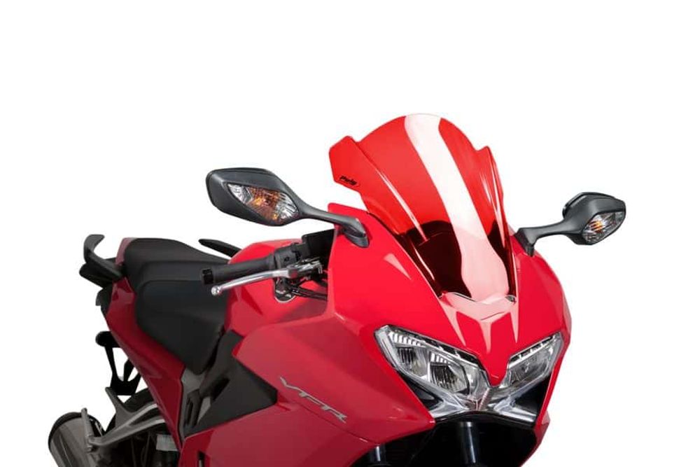 PUIG 7598R Z-Racing Scheibe  passend fuer HONDA VFR800F Rot