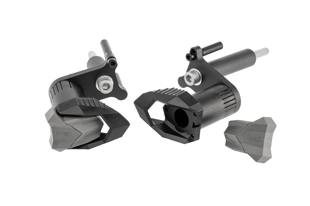 PUIG 9628N Sturzpads R19  passend fuer KAWASAKI NINJA 400 Schwarz