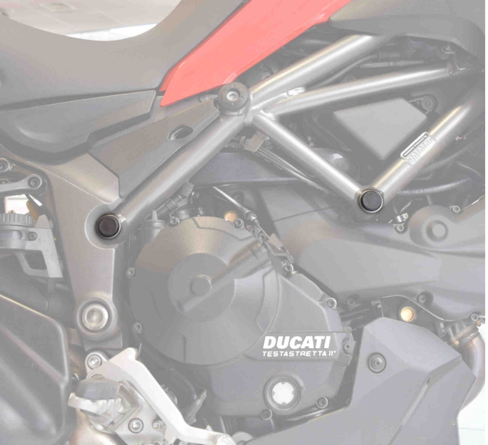 PUIG 9636N Verkleidungsaufsätzte  passend fuer DUCATI MULTISTRADA 1200 Schwarz