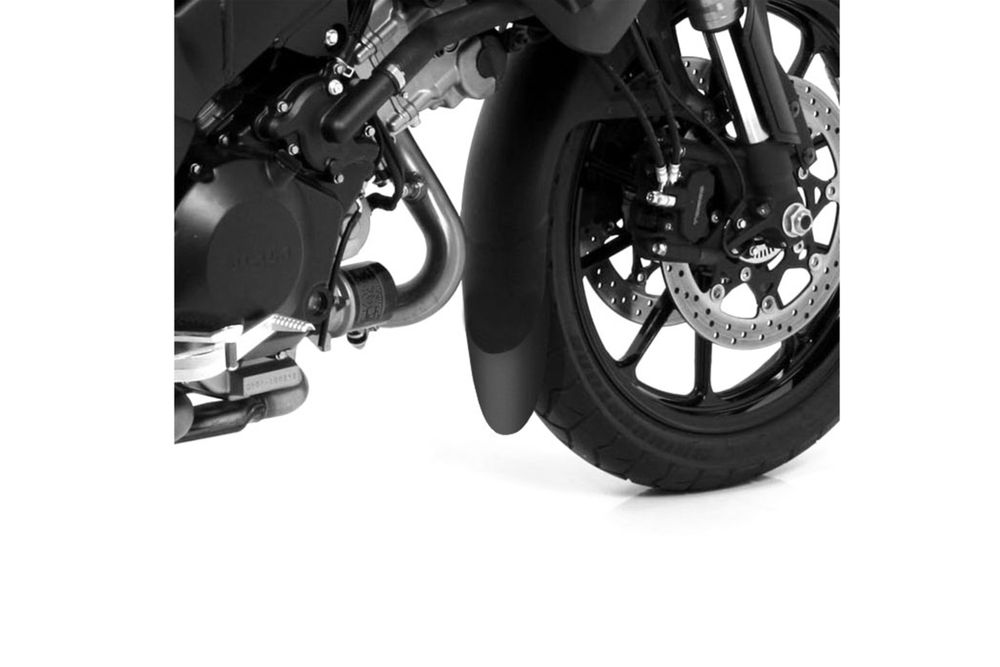 PUIG 3663N Verlängerung des vorderen Schutzblechs  passend fuer SUZUKI DL1000 V-STROM Schwarz