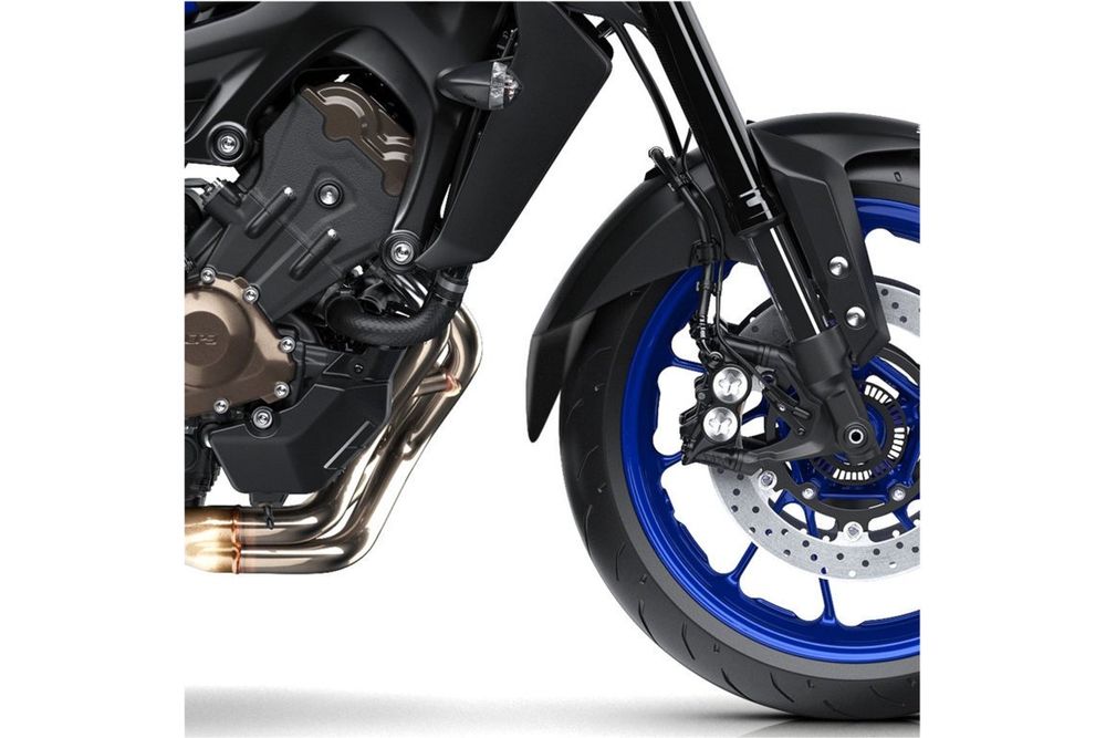 PUIG 7512N Verlängerung des vorderen Schutzblechs  passend fuer YAMAHA MT-09 Schwarz