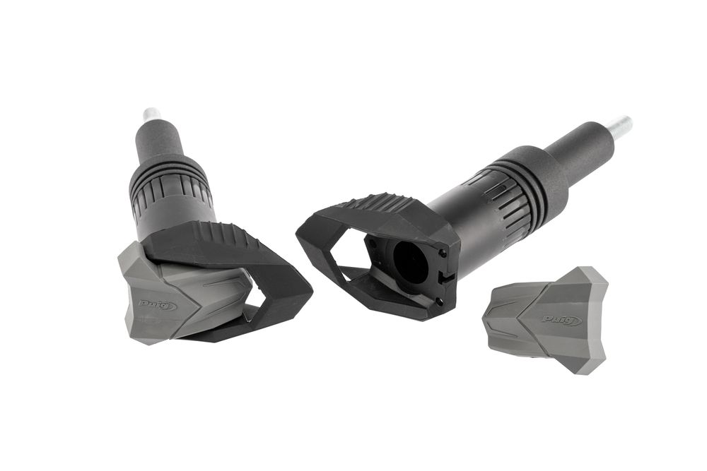 PUIG 9708N Sturzpads R19  passend fuer KAWASAKI NINJA H2 SX Schwarz