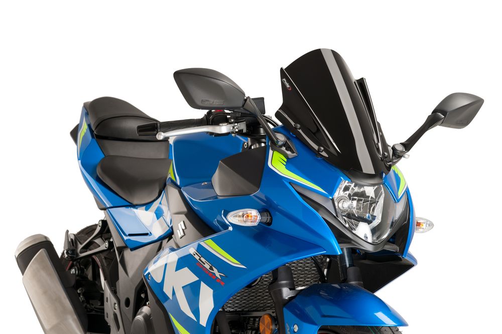 PUIG 9722N Z-Racing Scheibe  passend fuer SUZUKI GSX-R250 Schwarz