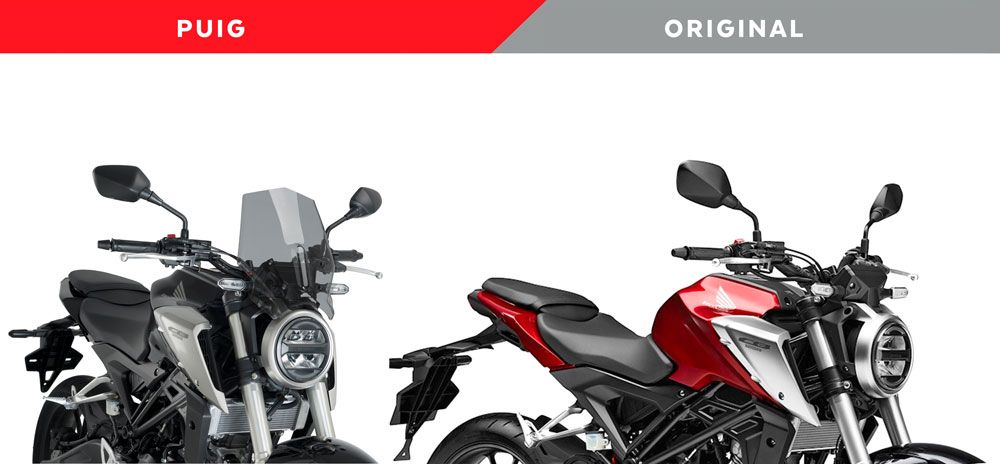 PUIG 9734H New Generation Sport  passend fuer HONDA CB125R NEO SPORTS CAFE Getönt
