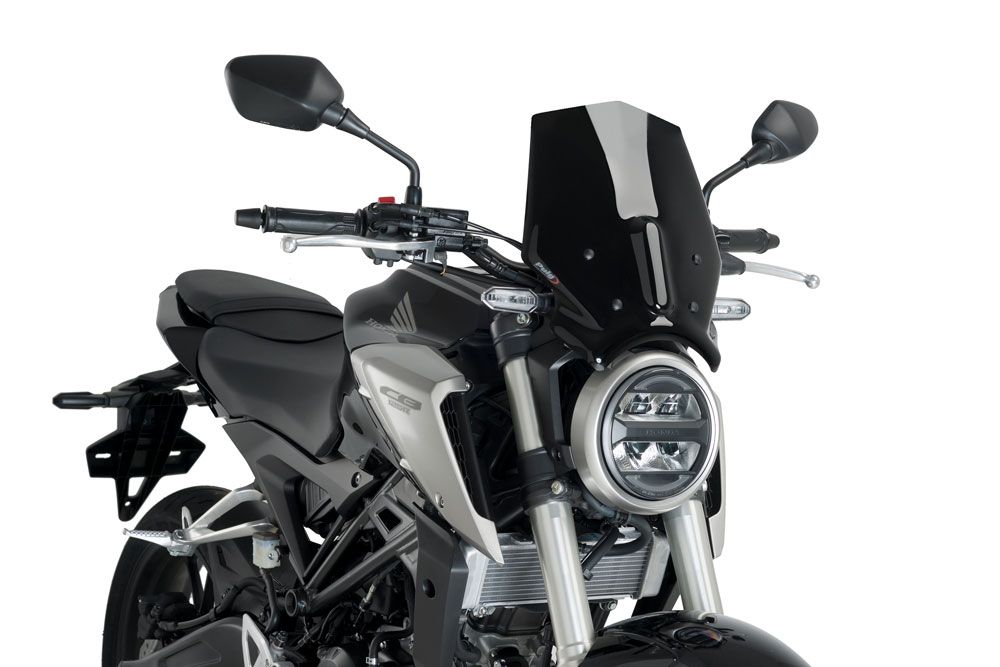 PUIG 9734N New Generation Sport  passend fuer HONDA CB125R NEO SPORTS CAFE Schwarz