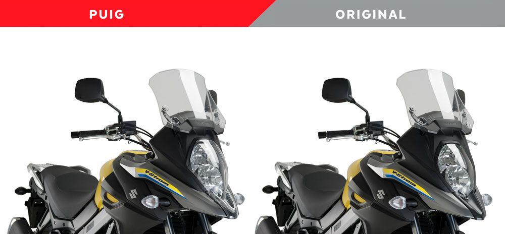 PUIG 9736W Scheinwerferschutz  passend fuer SUZUKI DL650 V-STROM Transparent