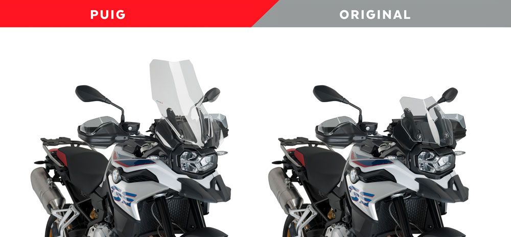 PUIG 3595W Tourenscheibe Plus  passend fuer BMW F850GS Transparent