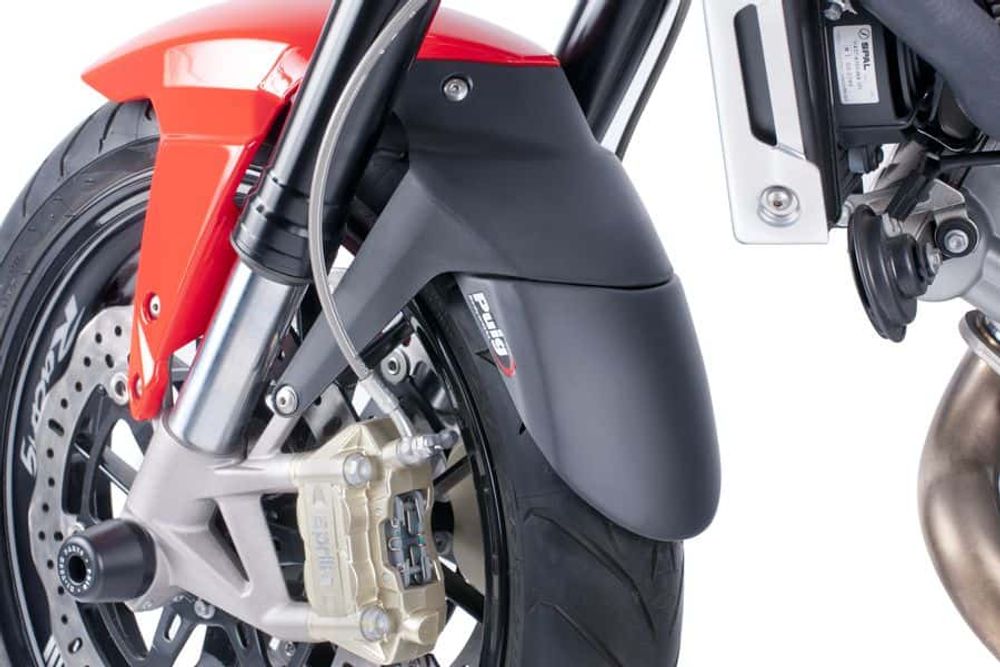 PUIG 5798N Verlängerung des vorderen Schutzblechs  passend fuer APRILIA SHIVER 750 Schwarz