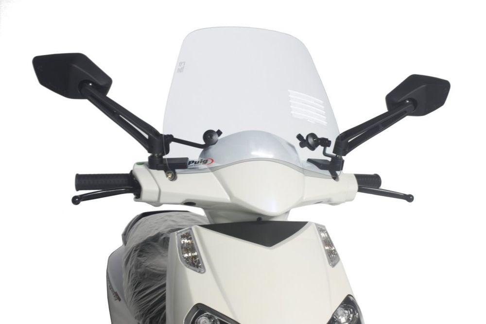PUIG 5595W Rollerscheibe Trafic  passend fuer APRILIA SPORTCITY ONE 50 Transparent