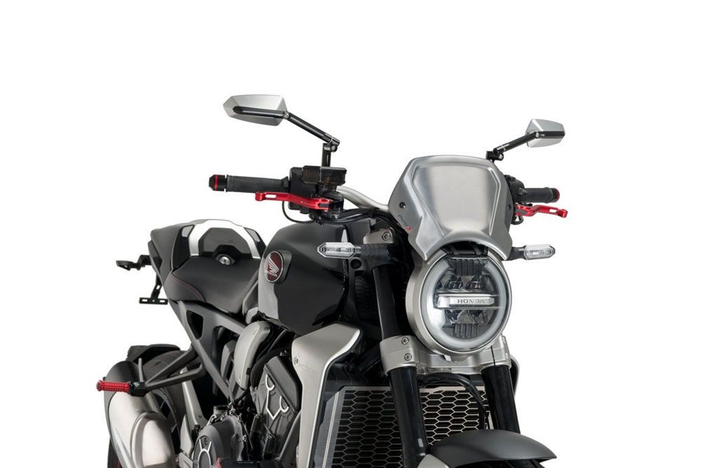 PUIG 9803P ALU Frontplatte  passend fuer HONDA CB1000R NEO SPORTS CAFE Silber