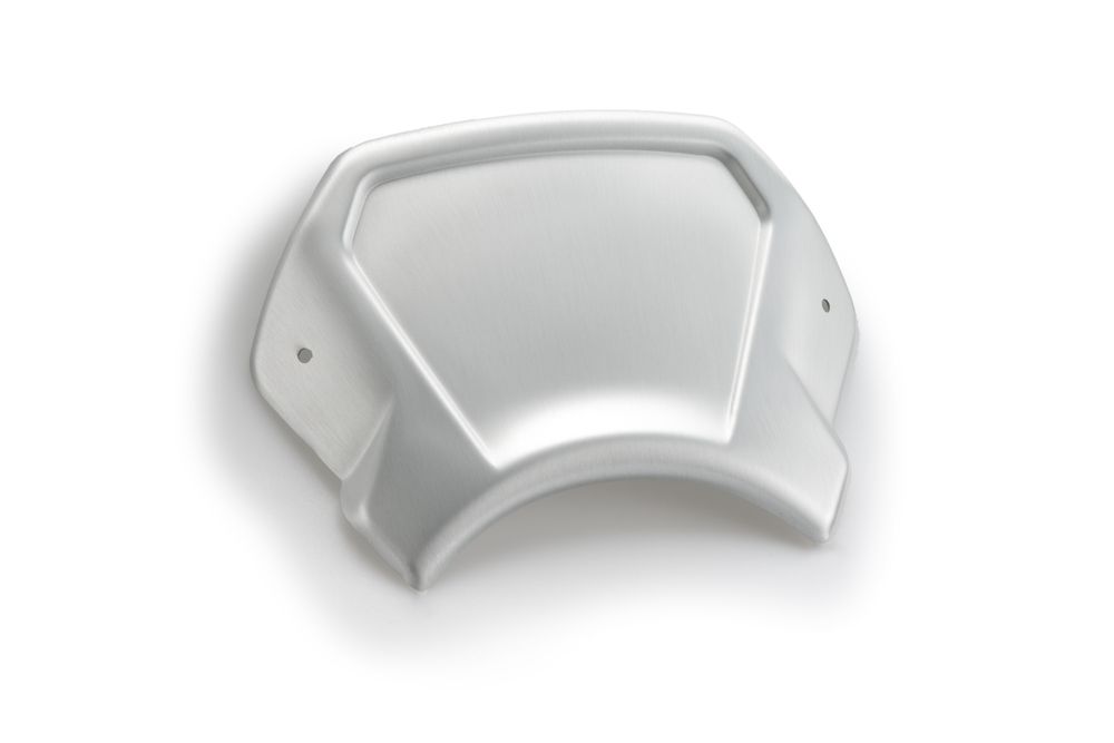 PUIG 9807P Ersatzteile - Frontplatte Aluminium  passend fuer UNIVERSAL UNIVERSAL Silber