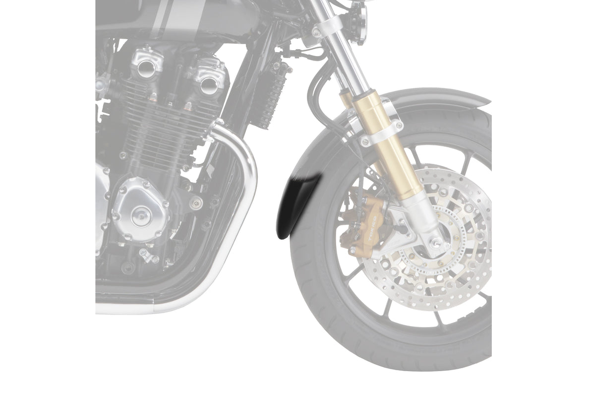PUIG 9822N Verlängerung des vorderen Schutzblechs  passend fuer HONDA CB1100RS Schwarz