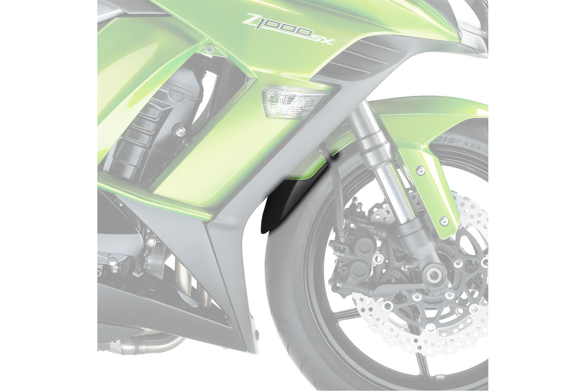 PUIG 9828N Verlängerung des vorderen Schutzblechs  passend fuer KAWASAKI Z900 Schwarz