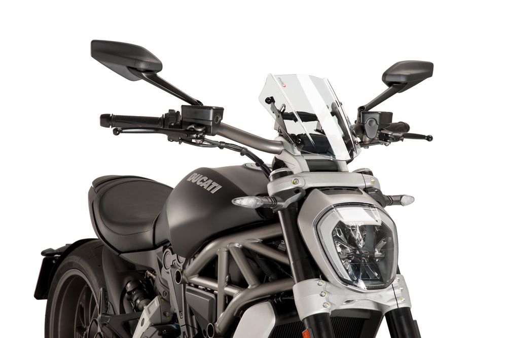 PUIG 8921W New Generation Verstellbare  passend fuer DUCATI X DIAVEL Transparent
