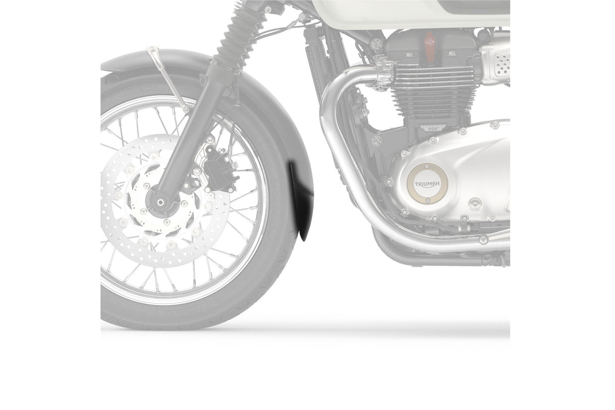 PUIG 9833N Verlängerung des vorderen Schutzblechs  passend fuer TRIUMPH BONNEVILLE T120 Schwarz