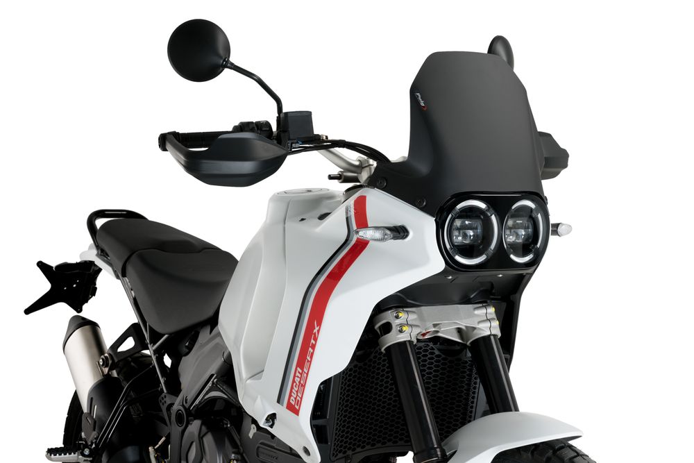 PUIG 21448J Sportscheibe  passend fuer DUCATI DESERT X Mattschwarz