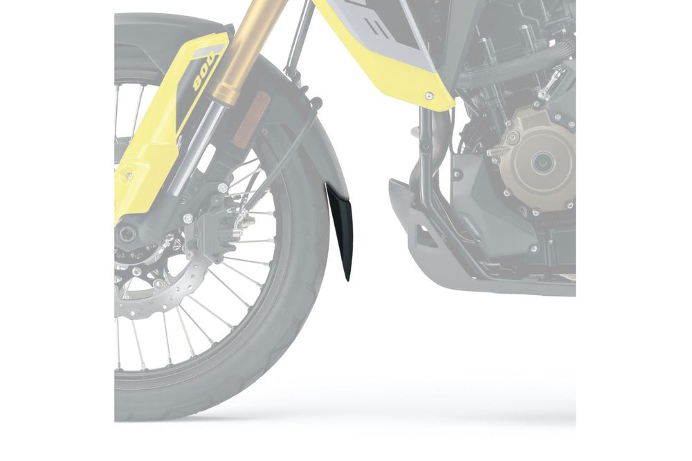 PUIG 21843N Verlängerung des vorderen Schutzblechs  passend fuer SUZUKI DL800 V-STROM DE Schwarz