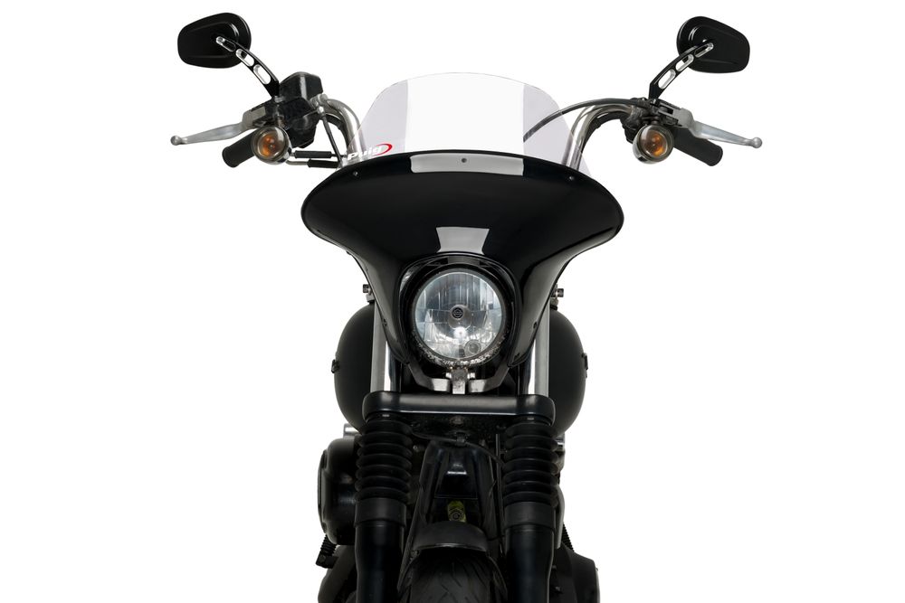 PUIG 21050W Touring Batwing SML  passend fuer HARLEY DAVIDSON DYNA STREET BOB FXDB-I Transparent
