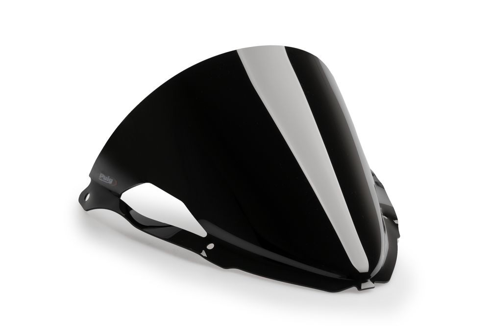 PUIG 21832N R-Racer Scheibe  passend fuer KAWASAKI ZX-6R NINJA Schwarz