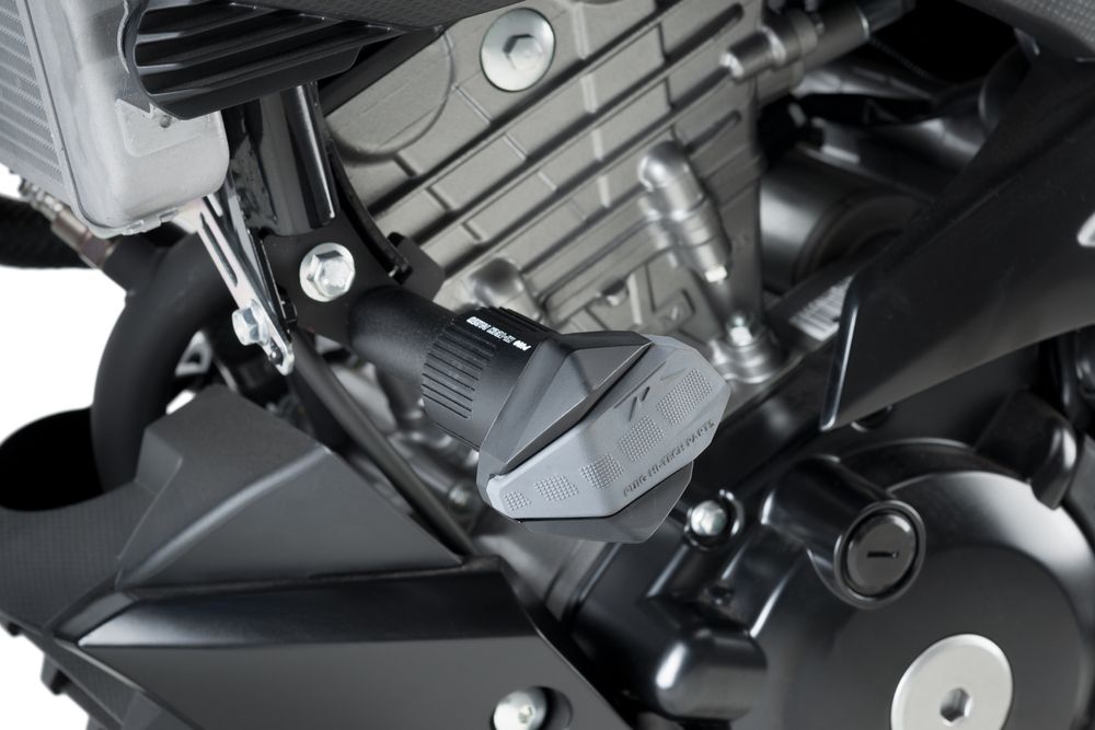 PUIG 9960N Sturzpads R19  passend fuer SUZUKI GSX-S125 Schwarz