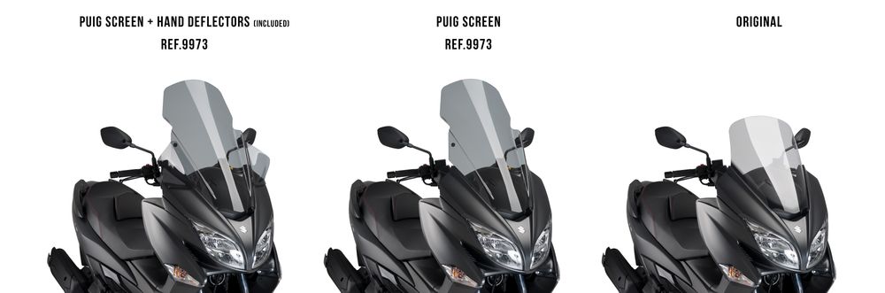 PUIG 9973H Windschutzscheibe V-Tech Line Touring  passend fuer SUZUKI BURGMAN 400 Getönt
