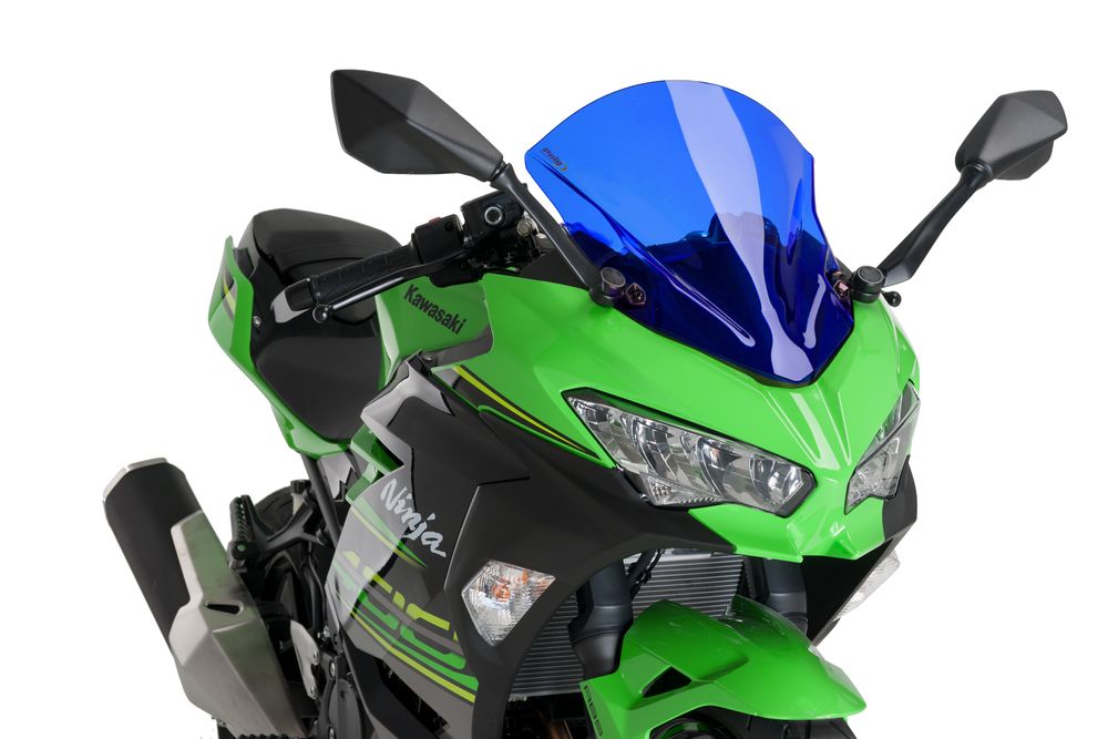 PUIG 9976A Z-Racing Scheibe  passend fuer KAWASAKI NINJA 400 Blau