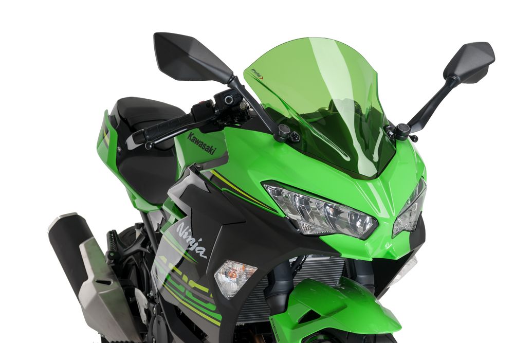 PUIG 9976V Z-Racing Scheibe  passend fuer KAWASAKI NINJA 400 Grün