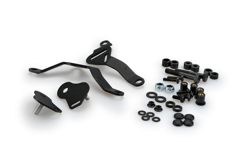 PUIG 9978N Ersatzteile - Universalstützen Halbverkleidung Ø 195 mm.  passend fuer UNIVERSAL UNIVERSAL Schwarz