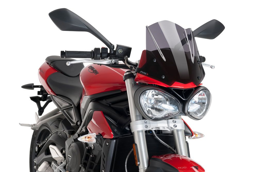PUIG 9999F New Generation Sport  passend fuer TRIUMPH STREET TRIPLE 765 S Stark getönt