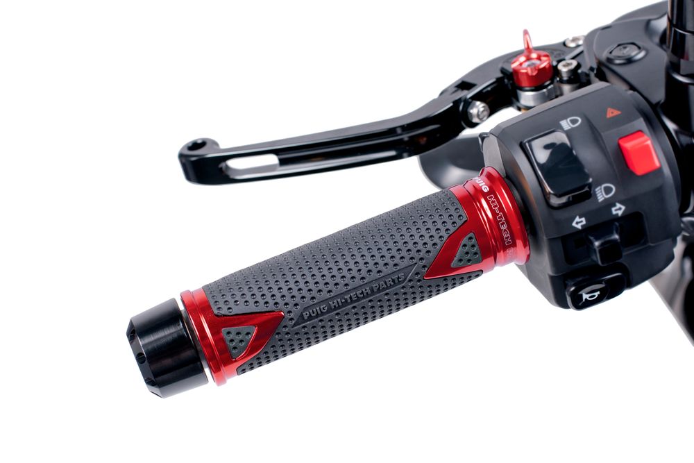 PUIG 6325R Radikal Griffe  passend fuer KAWASAKI KLE500 Rot