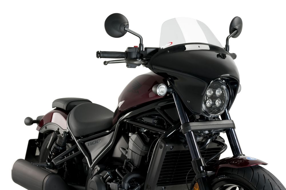 PUIG 21068W Touring Batwing SML  passend fuer HONDA CMX 1100 REBEL Transparent