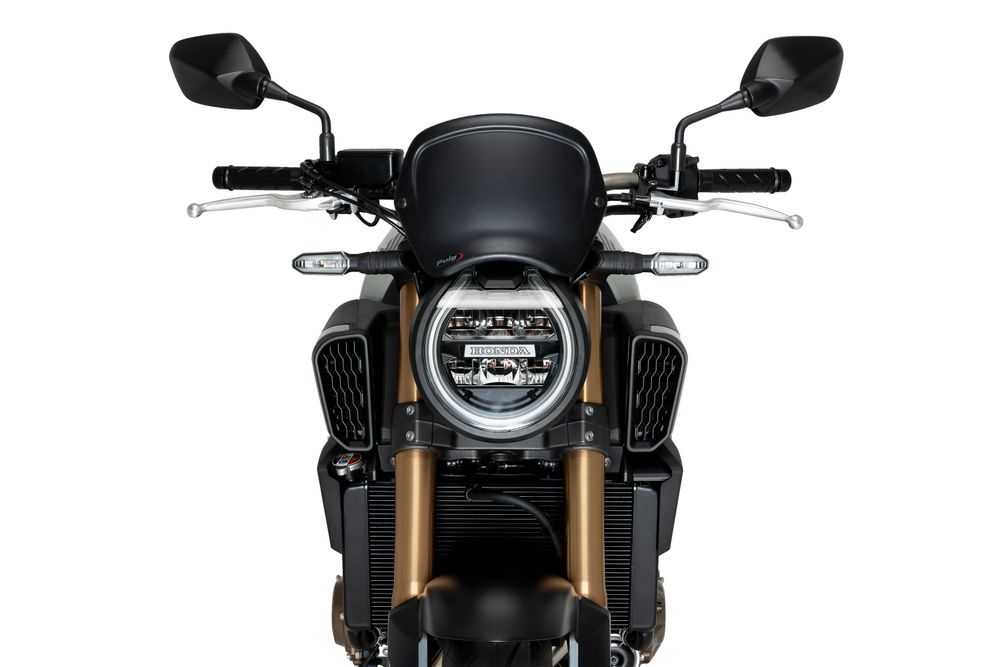 PUIG 22138J Frontplatte ABS  passend fuer HONDA CB650R NEO SPORTS CAFE ECLUTCH Mattschwarz