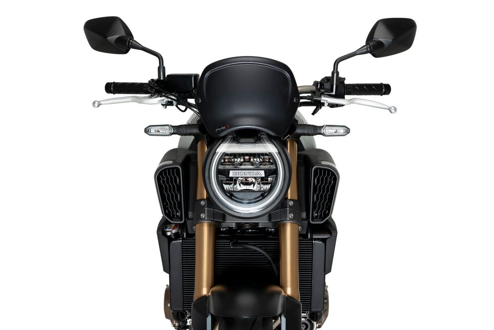 PUIG 22138J Frontplatte ABS  passend fuer HONDA CB650R NEO SPORTS CAFE ECLUTCH Mattschwarz