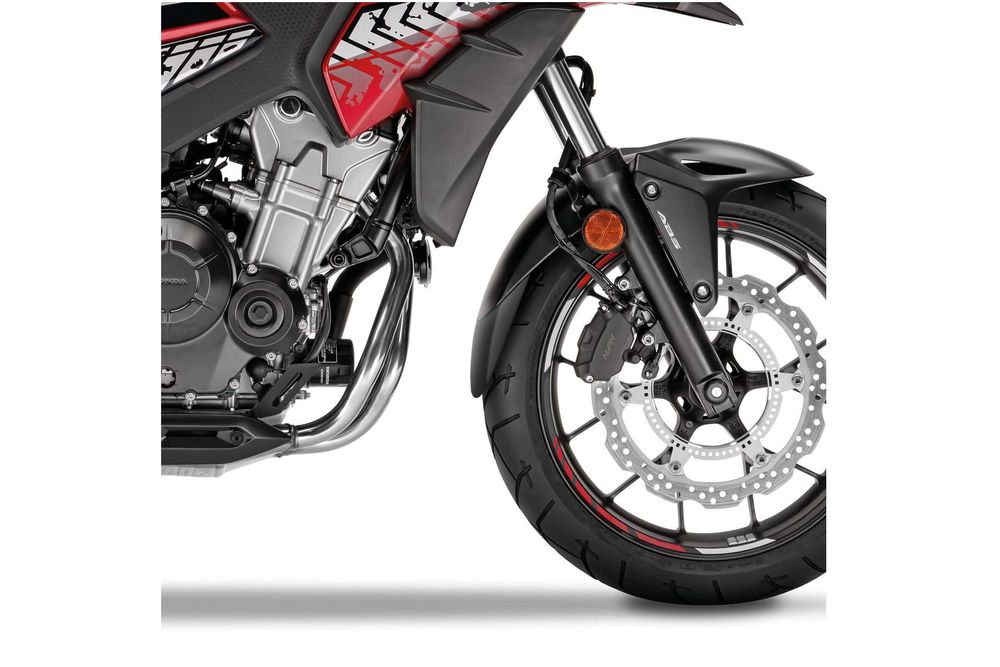 PUIG 7339N Verlängerung des vorderen Schutzblechs  passend fuer HONDA CBR500R Schwarz