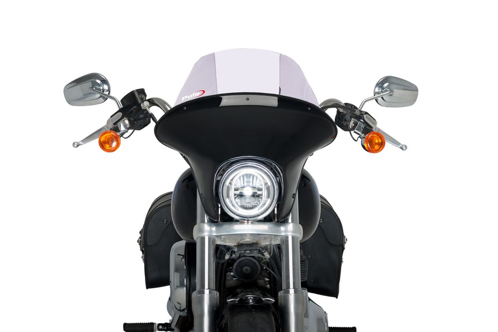 PUIG 21052W Touring Batwing SML  passend fuer HARLEY DAVIDSON SOFTAIL LOW RIDER FXLR Transparent