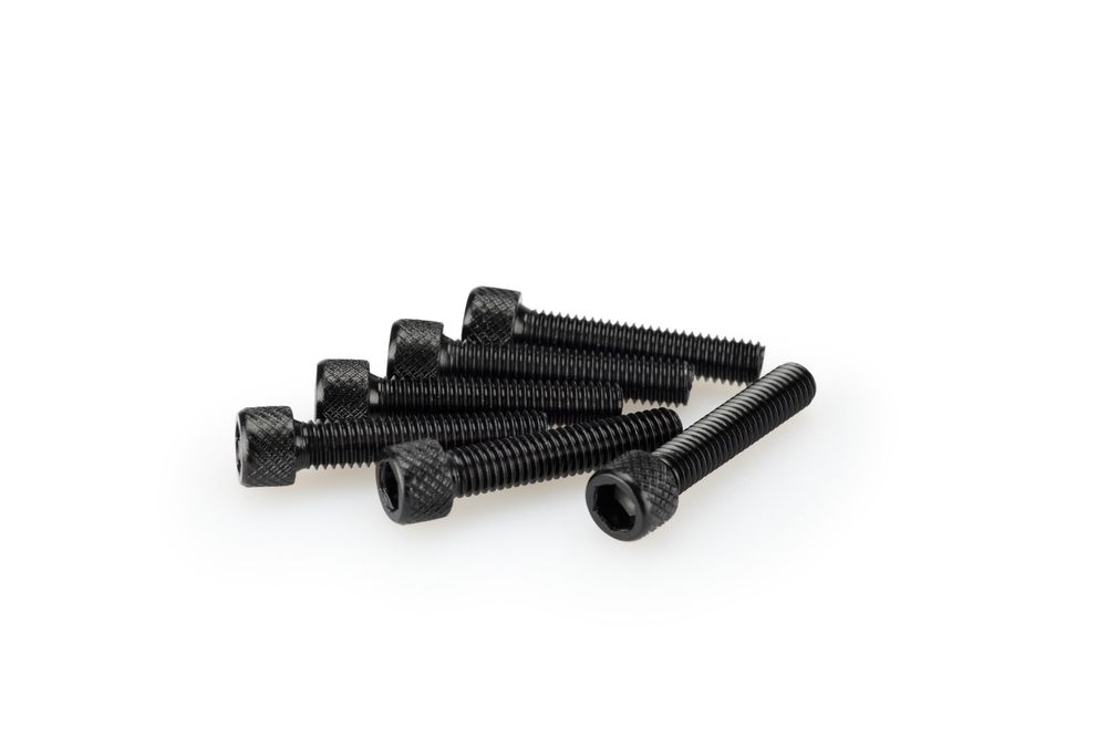 PUIG 0258N Muttern aus Anodisierten Aluminium  passend fuer UNIVERSAL UNIVERSAL Schwarz