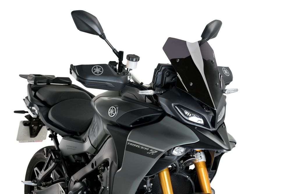 PUIG 3837J Vorkotflügel Erweiterung  passend fuer YAMAHA TRACER 9 Mattschwarz