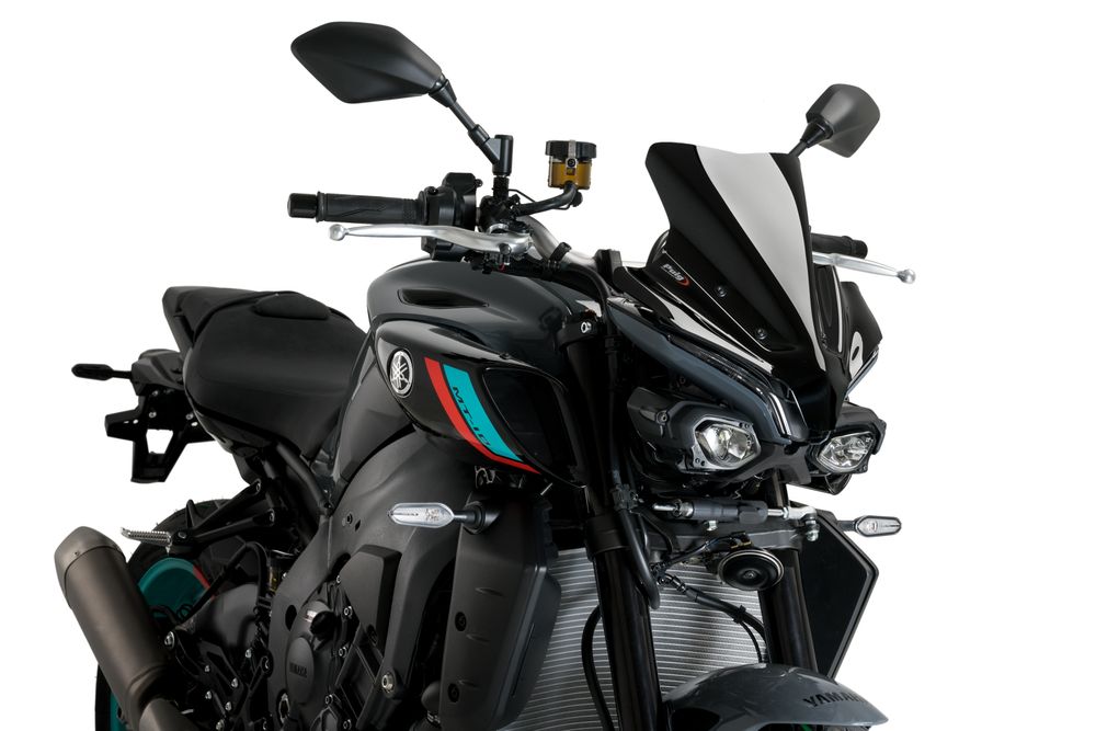 PUIG 21361N New Generation Sport  passend fuer YAMAHA MT-10 Schwarz