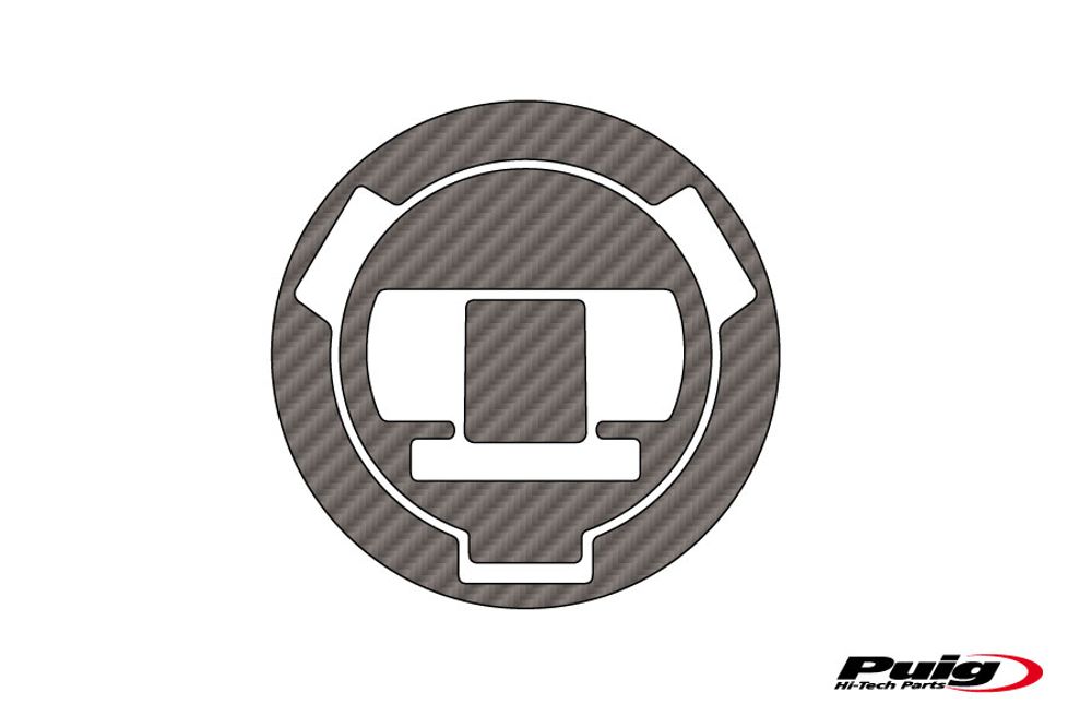 PUIG 8383C Tankdeckelschutz X-TREME  passend fuer BMW R1200GS Carbon look