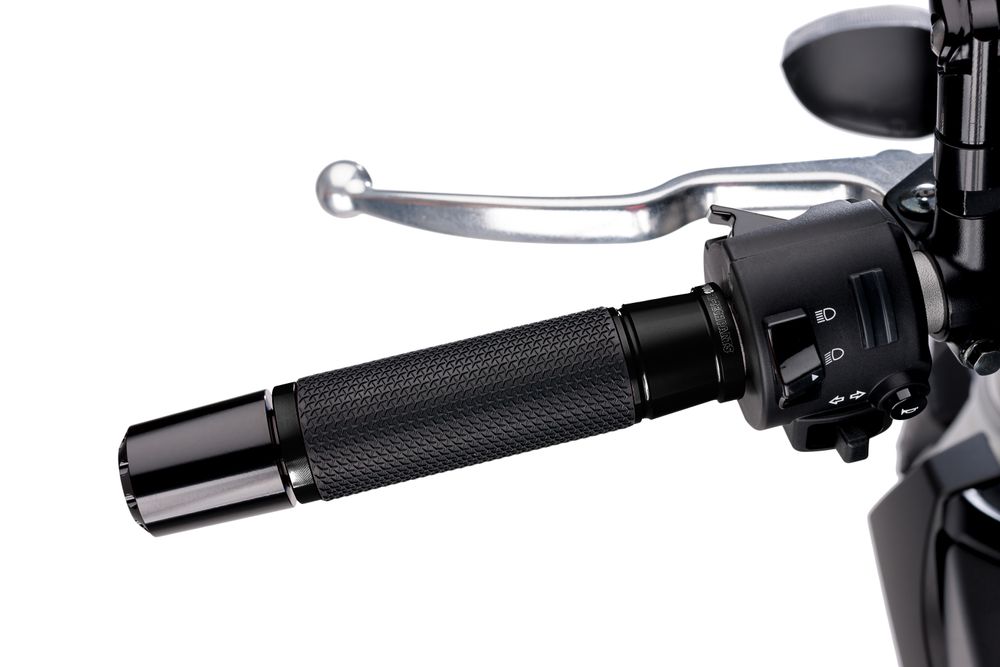 PUIG 3553N Ascent Griffe  passend fuer KAWASAKI KLE500 Schwarz