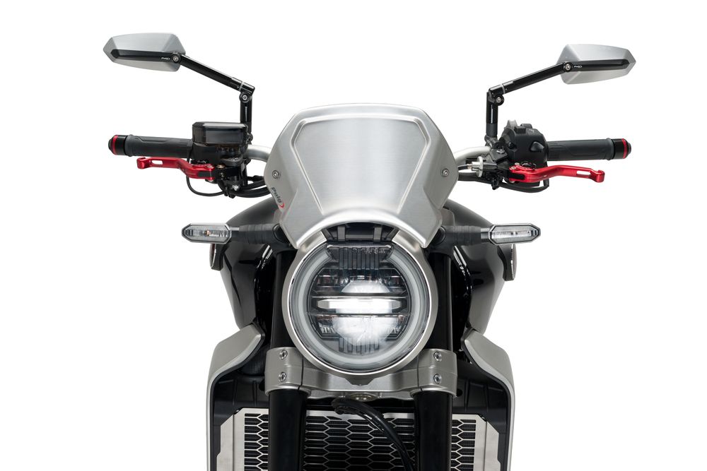 PUIG 9803P ALU Frontplatte  passend fuer HONDA CB1000R NEO SPORTS CAFE Silber