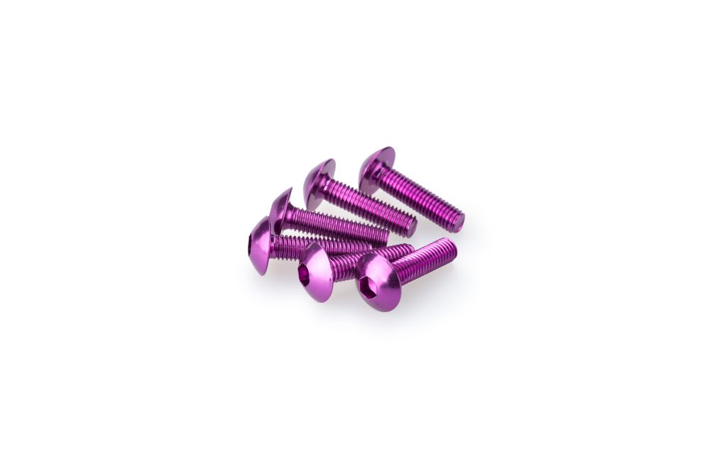 PUIG 0550L Muttern aus Anodisierten Aluminium  passend fuer UNIVERSAL UNIVERSAL Lila