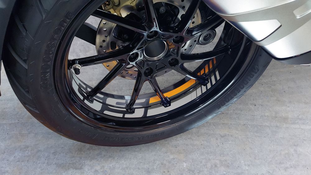 PUIG 20150O GS Sticker Bögen  passend fuer BMW R1200GS Gold