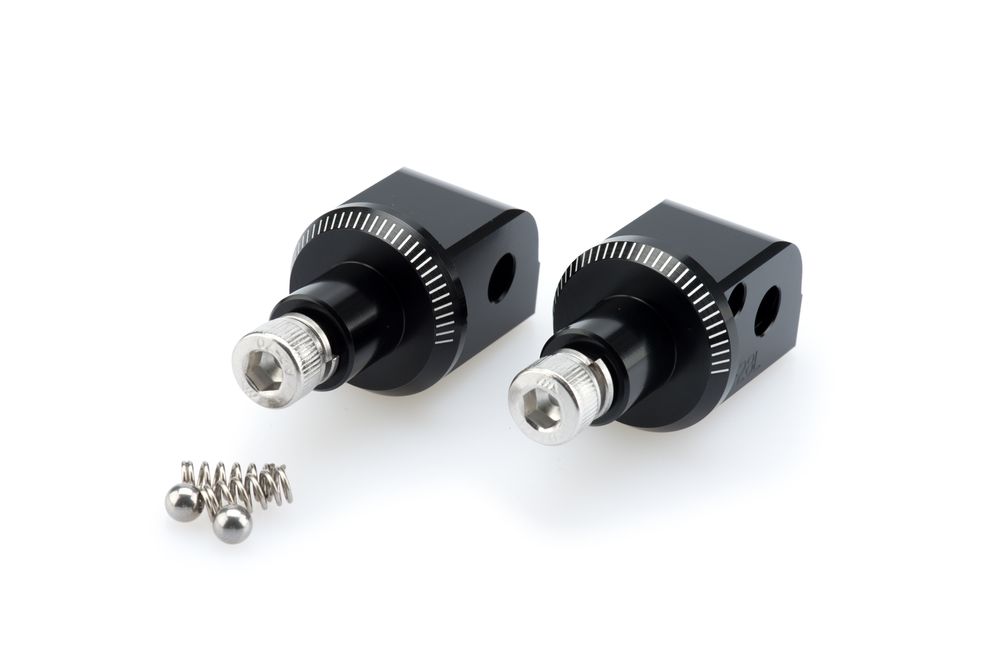 PUIG 6770N Vintage Fußrasten  passend fuer KTM 200 DUKE Schwarz