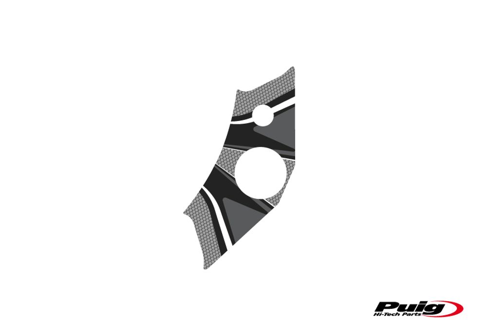 PUIG 6909U Radikal Yoke Protector  passend fuer YAMAHA YZF-R6 Grau