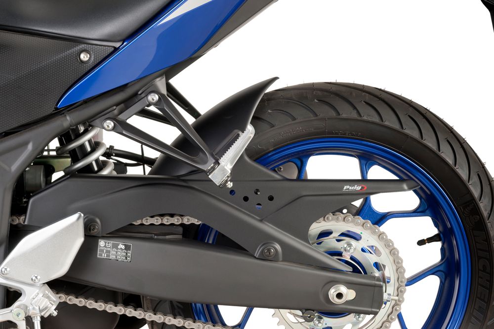 PUIG 8558J Hinterradabdeckungen   passend fuer YAMAHA YZF-R3 Mattschwarz