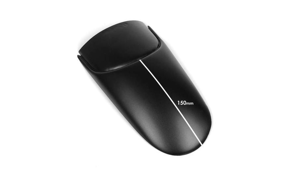 PUIG 20806N Verlängerung des vorderen Schutzblechs  passend fuer BENELLI TRK 502 Schwarz