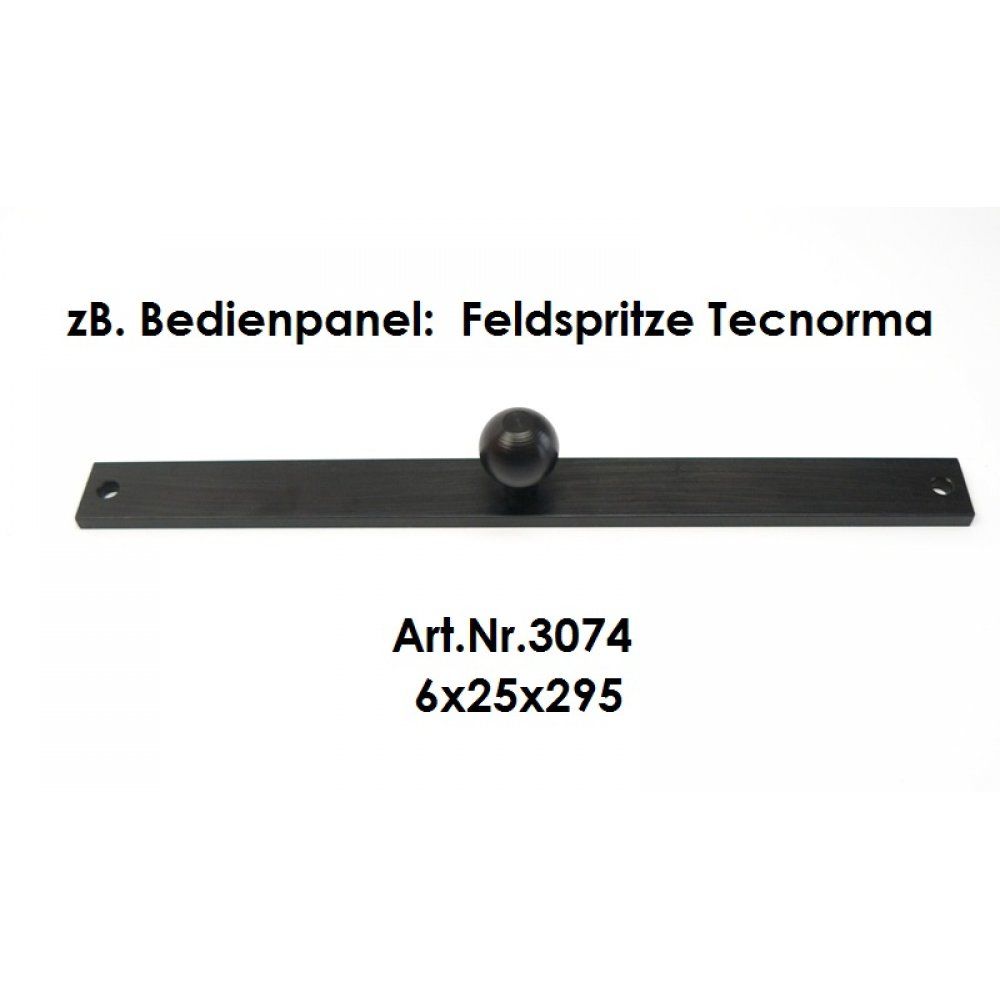 RA 3074 Alu Platte Kugelflex® mit Kugel für Feldspritze Tecnorma 6x25x295