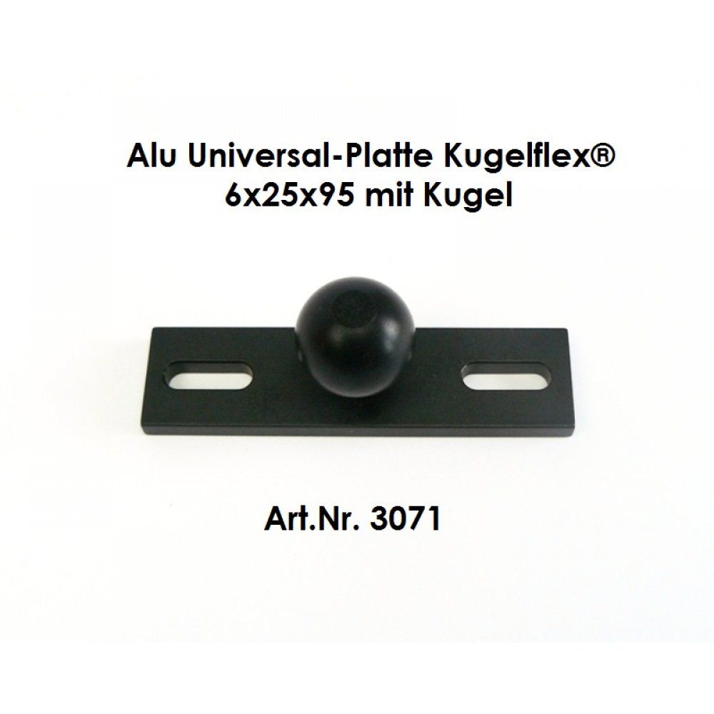 RA 3071 Alu Universal-Platte Kugelflex® mit Kugel 6x25x95