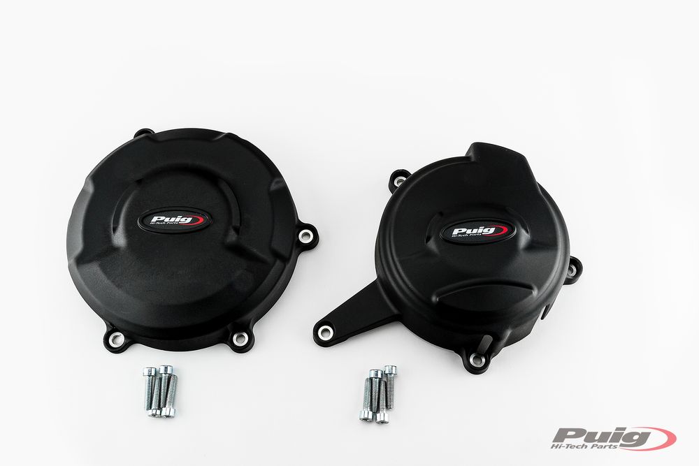 PUIG 20139N Motorschutzhaube  passend fuer DUCATI PANIGALE V4S Schwarz
